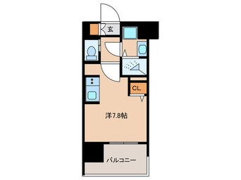 間取図 ｴﾝｸﾚｽﾄALIVE白金(506)