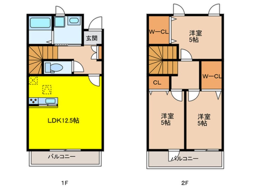 間取図 One Village　A棟