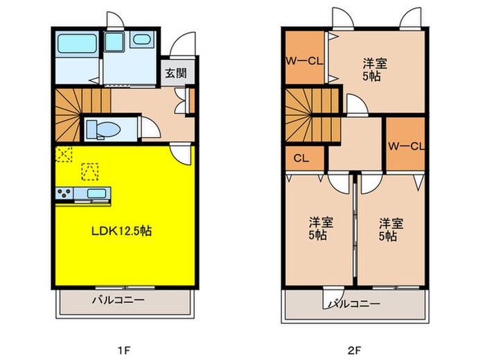 間取り図 One Village　A棟