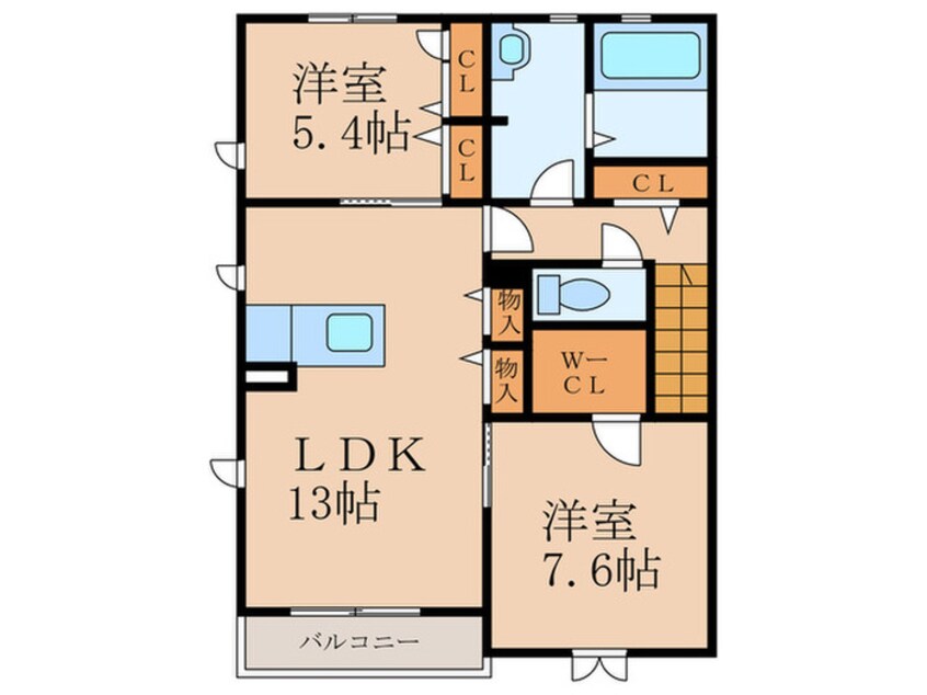 間取図 ロワーブル壱番館