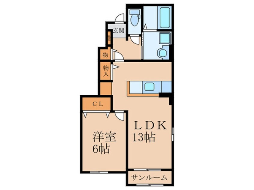 間取図 ラマージュB