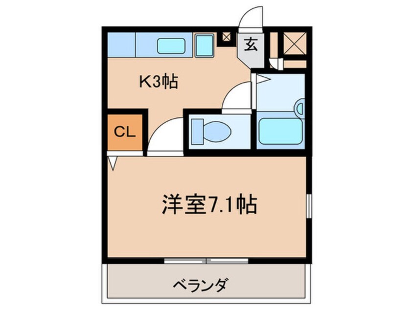間取図 サンS・T