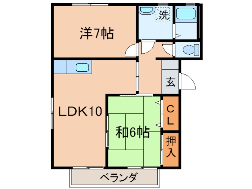 間取図 ハイツ野中