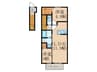D-room築上町 2LDKの間取り