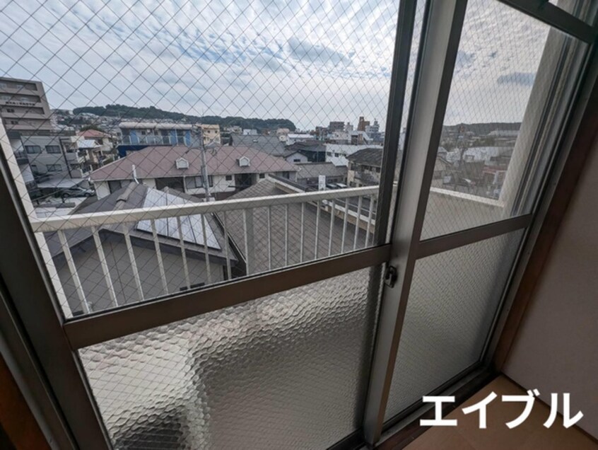 室内からの展望 草牟田ハウス