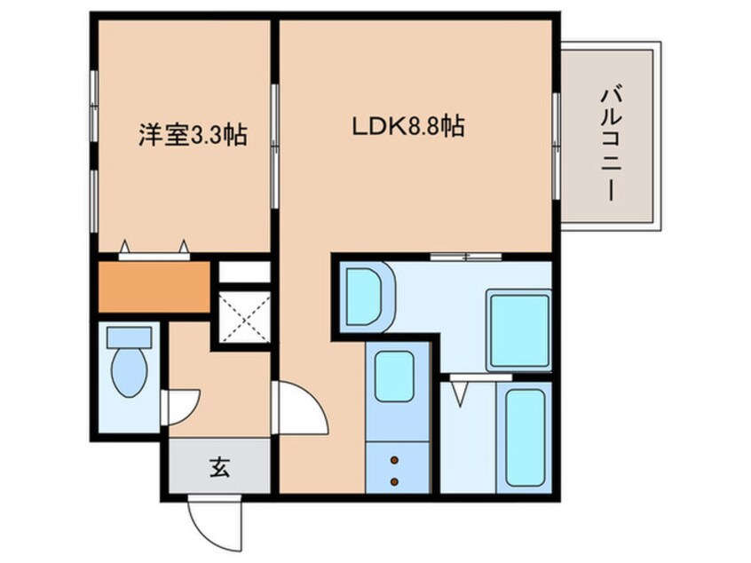 間取図 Q-STAGE和白