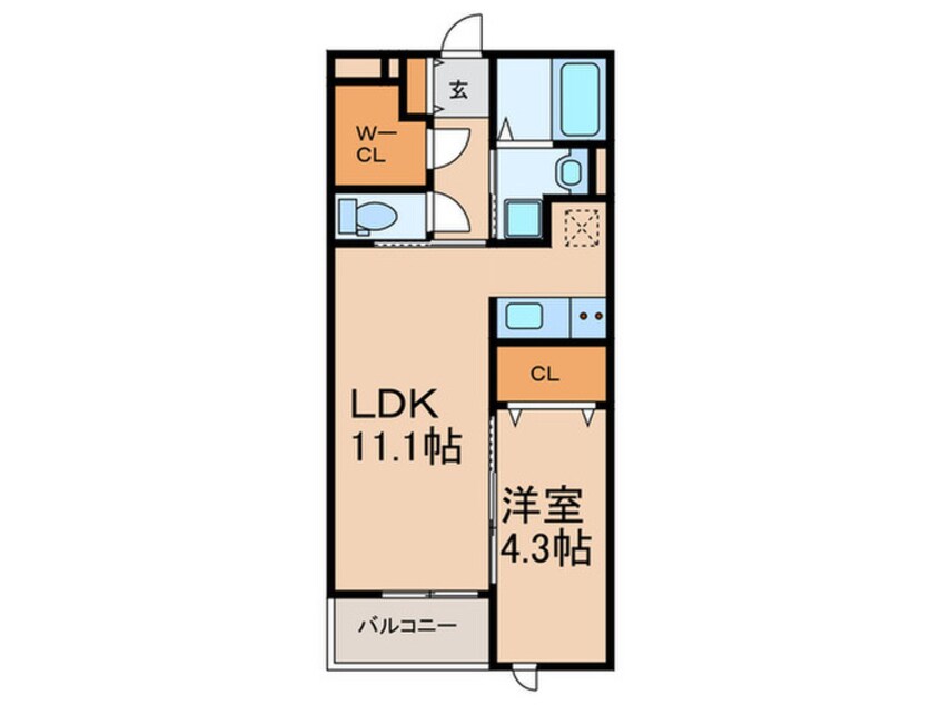 間取図 サクスィード久留米西