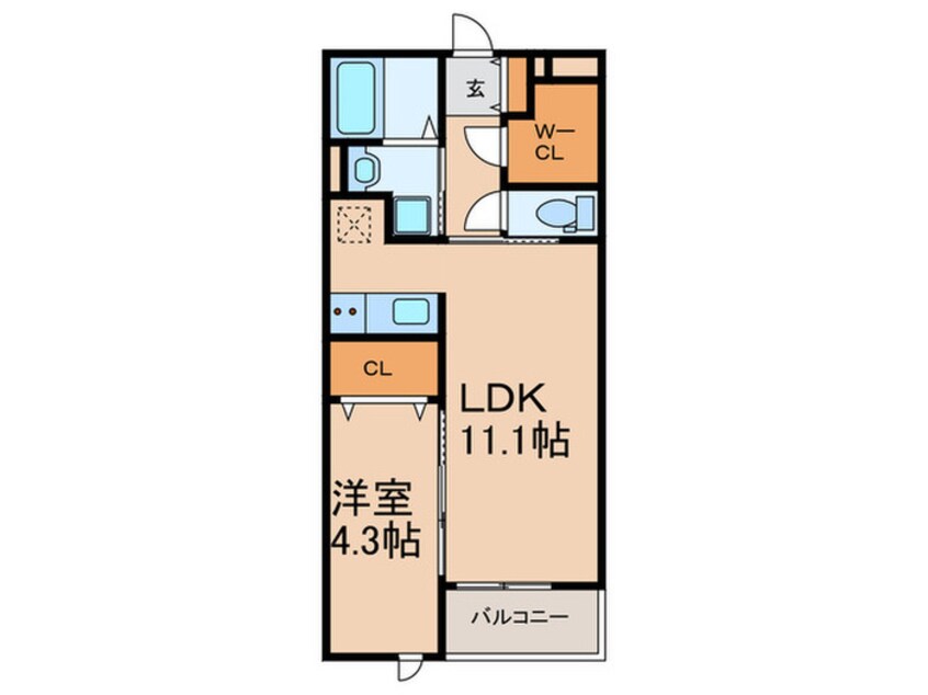 間取図 サクスィード久留米西