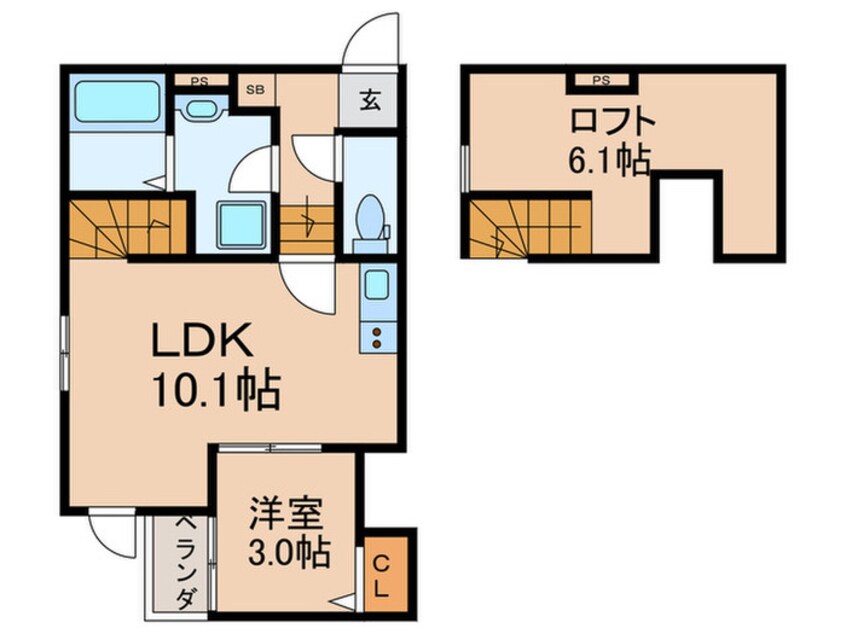 間取図 ポラリス小頭町