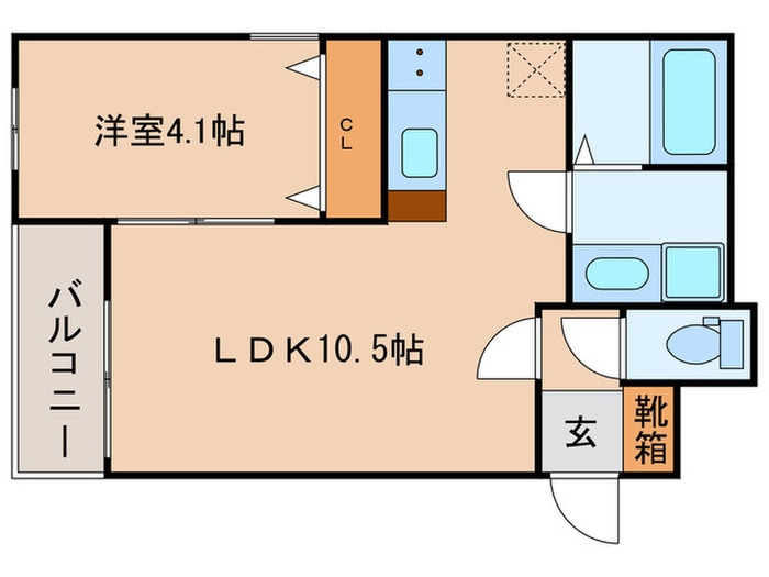 間取り図 仮）Cherim南福岡Ⅴ