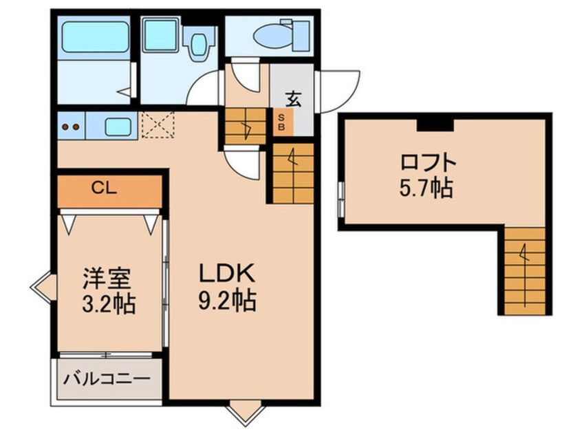 間取図 ポラリス鳥栖駅南
