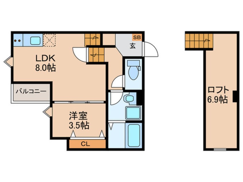 間取図 ポラリス鳥栖駅南