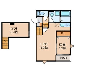間取図 ポラリス鳥栖駅南