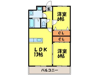 間取図 ルシア天神山