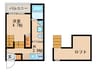 Ｃｒｅａ Ｃｏｕｒｔ箱崎 1Kの間取り