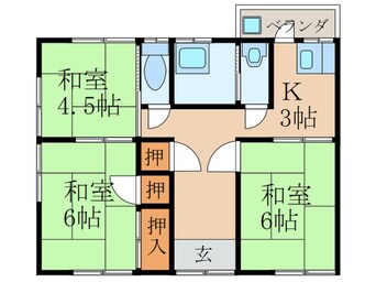 間取図 神崎ハイツＡ棟