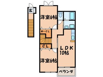 間取図 グランシャリオＣ