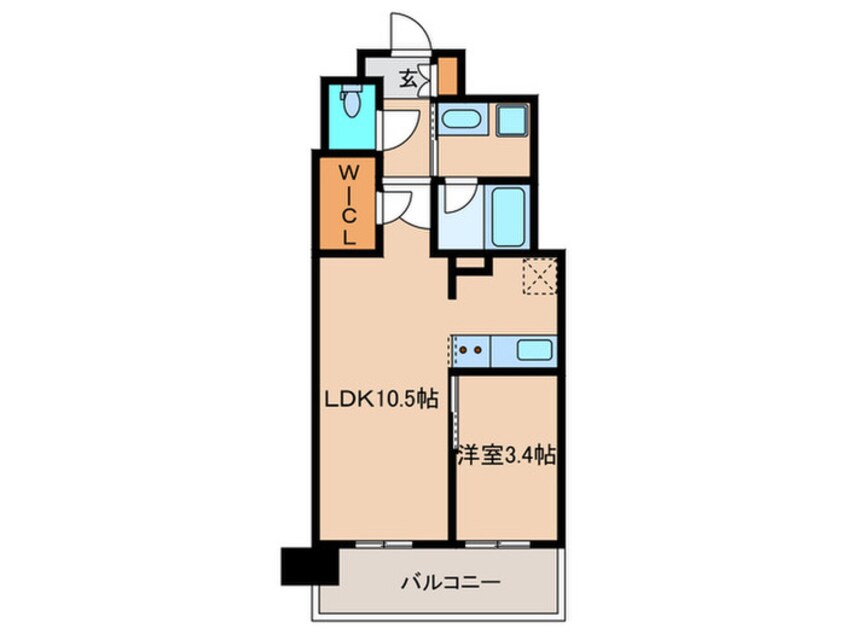 間取図 RJRﾌﾟﾚｼｱ百年橋