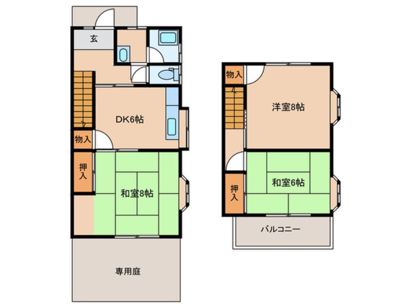 間取図 カーサミキ