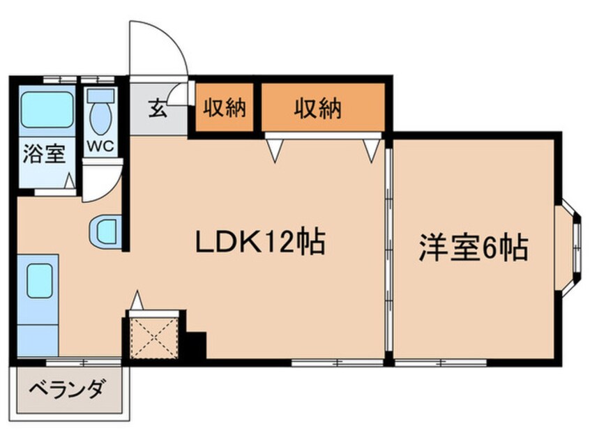 間取図 坂元コーポ