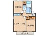 ジュネスＫ　Ａ棟 2LDKの間取り