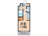 ｴﾝｸﾚｽﾄ博多Ⅲ（410） 1Rの間取り