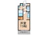 ｴﾝｸﾚｽﾄ博多Ⅲ（410） 1Rの間取り