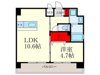 間取図 プレシャス南小倉