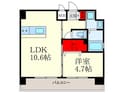 プレシャス南小倉の間取図