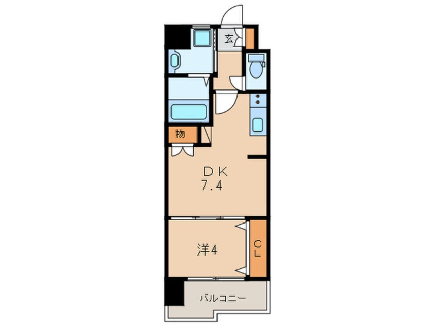 間取図 レガリア小倉北センタープレイス