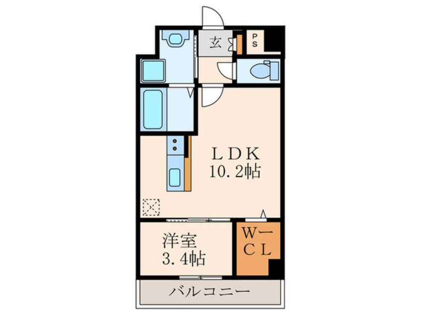 間取図 エンラージ・タワー