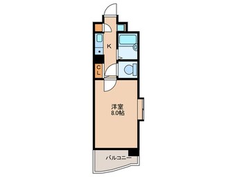 間取図 ステイタスマンション吉塚(501)