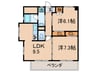Ｔ－ＦＬＡＴ５８ 2LDKの間取り