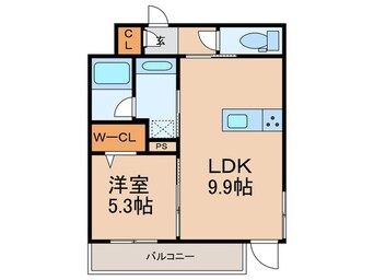 間取図 仮)アベリアⅡ番館