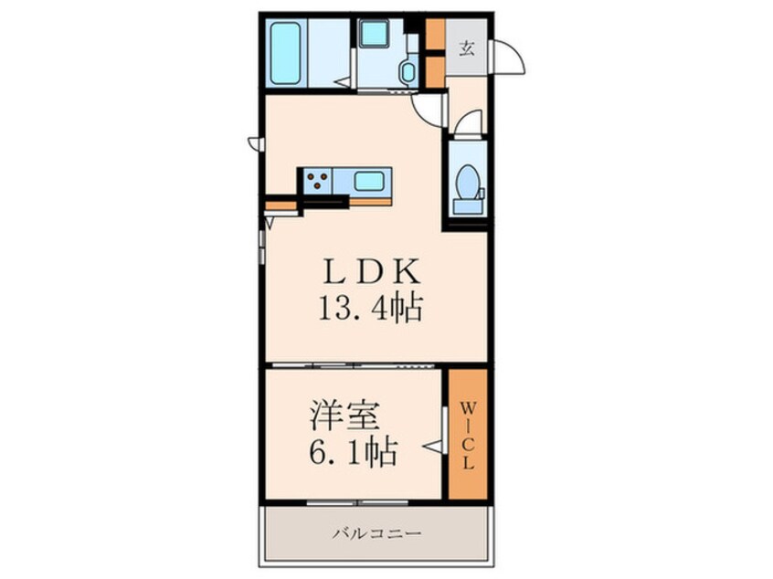 間取図 仮)D-room貴船