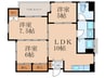 プラスパー高森 3LDKの間取り