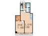 ティアラ東町 1LDKの間取り