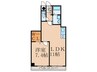 ティアラ東町 1LDKの間取り