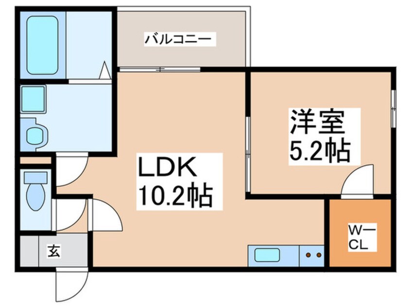 間取図 Ｂｒ上古賀