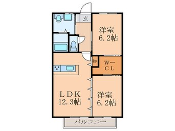 間取図 クレールソフィアＡ棟