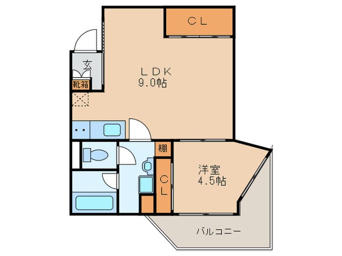 間取り図 ルエメゾンロワール祇園（703）