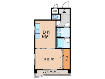 間取図 サンセーヌ六ツ門