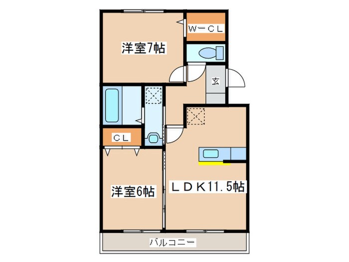 間取り図 プレステ－ジ