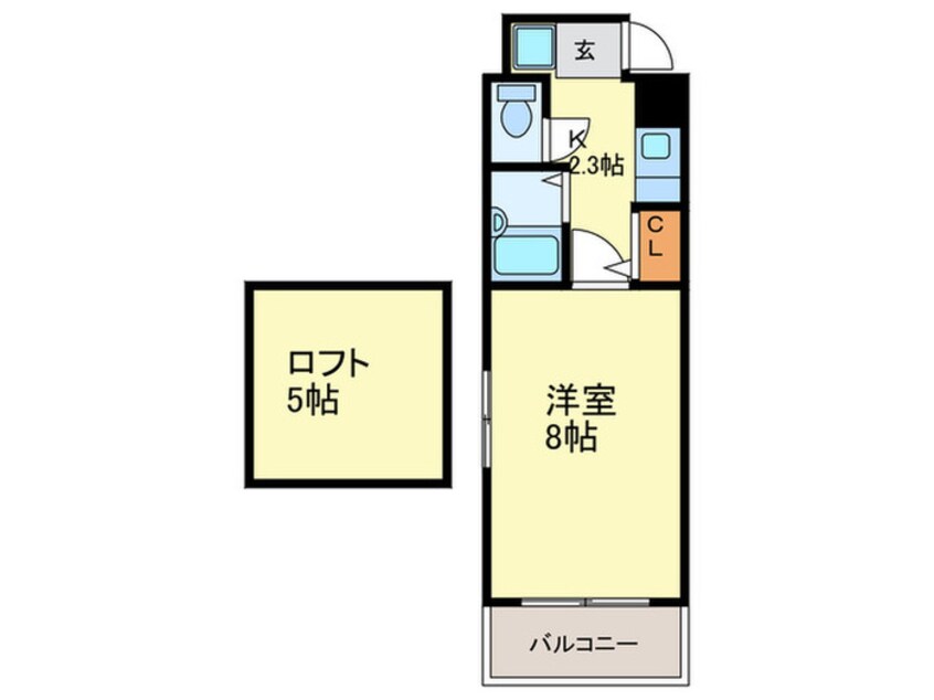 間取図 シエスタ平和
