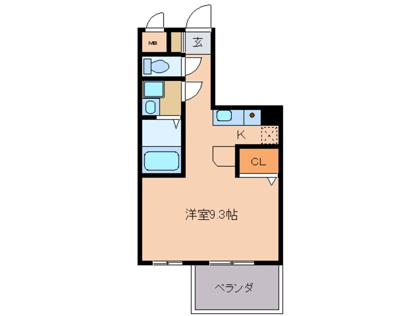 間取図 キャッスル大手門