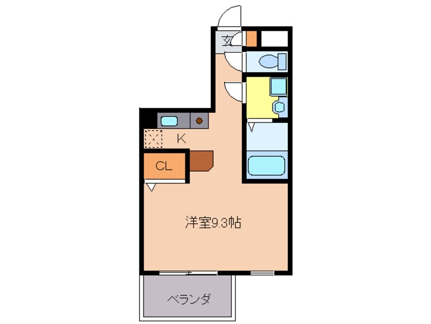 間取図 キャッスル大手門