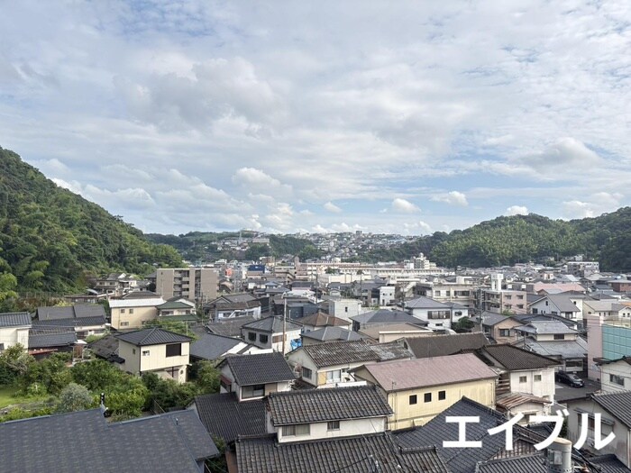 室内からの展望 福永マンション