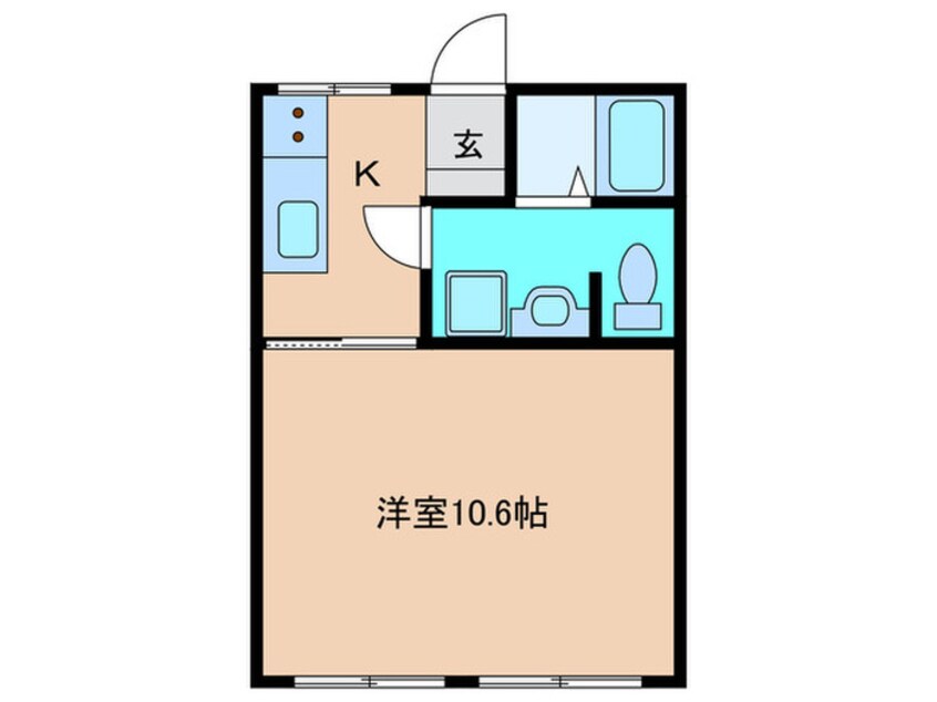 間取図 ｳｴｽﾄｻｲﾄﾞ