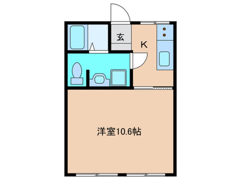 間取図 ｳｴｽﾄｻｲﾄﾞ