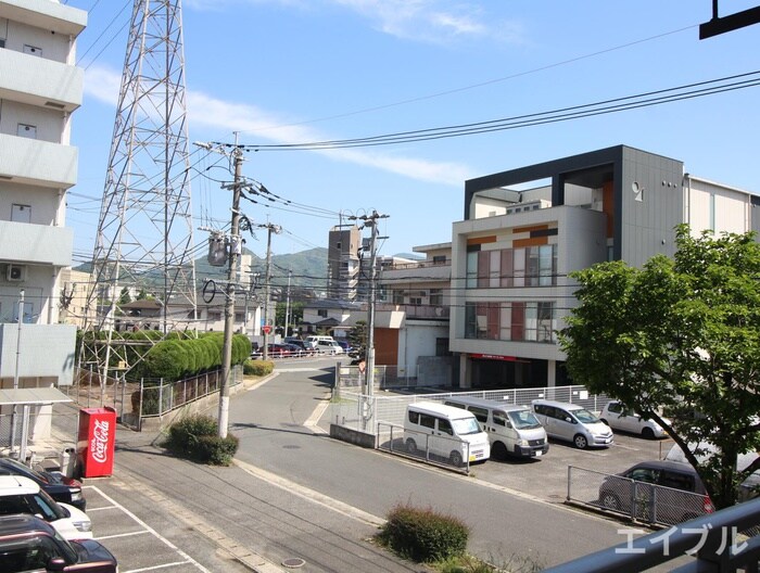 室内からの展望 コーポ佐野